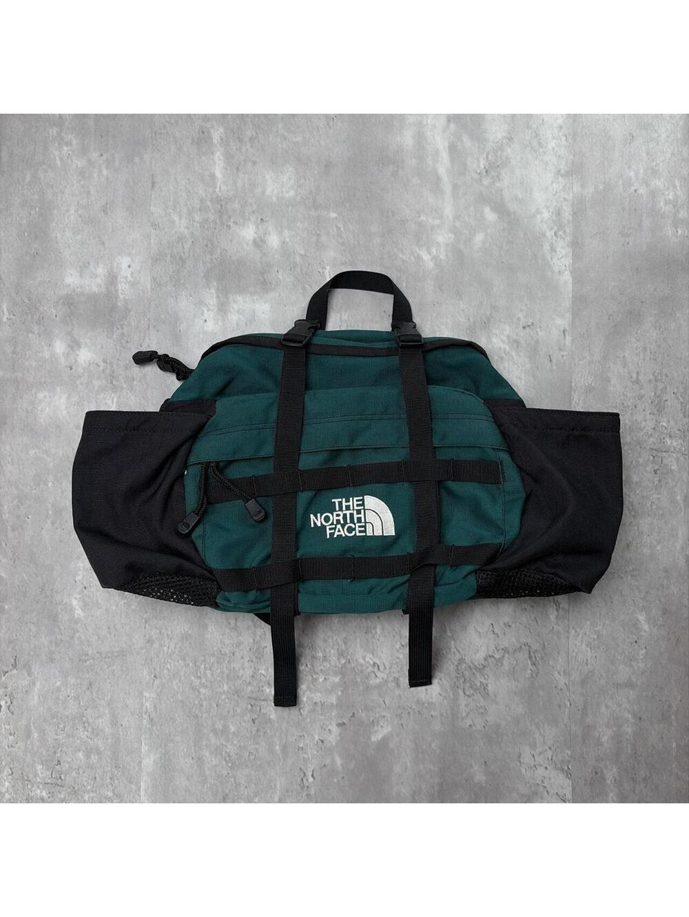 Vintage Green The North Face Lumbar Hiking Gorpcore Waist Bag